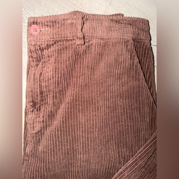LACAUSA Jasper Trousers Chocolate Brown Corduroy Size 40 - Picture 6 of 9